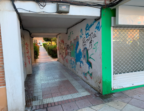 Grafitis en Alcobendas