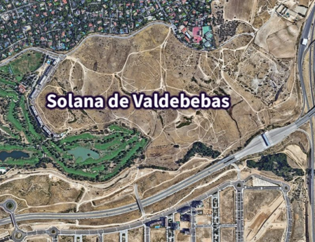 Imagen satélite de La Solana de Valdebebas